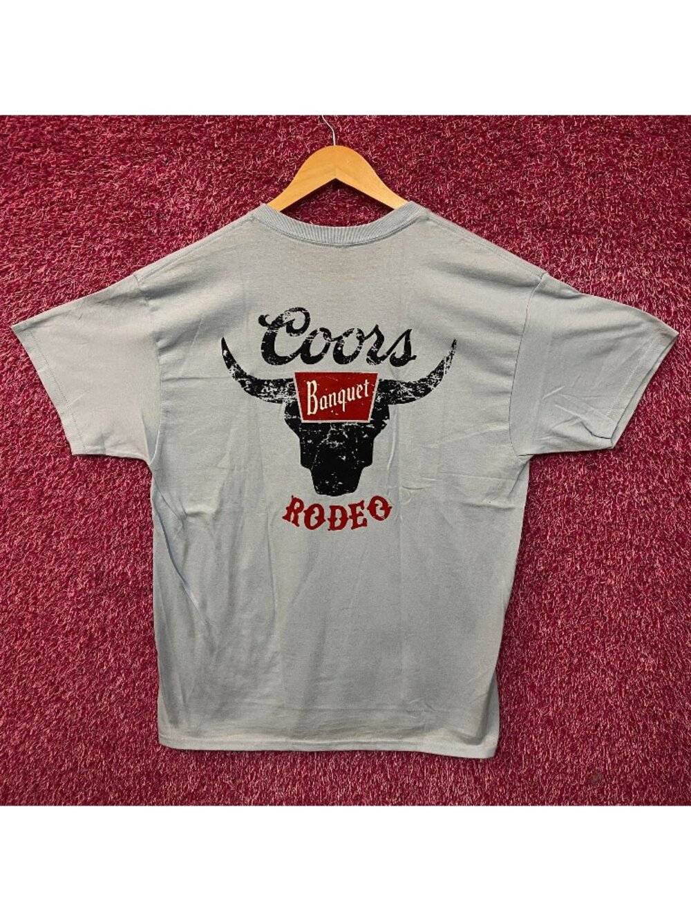 Coors Banquet Rodeo Graphic T-Shirt Large